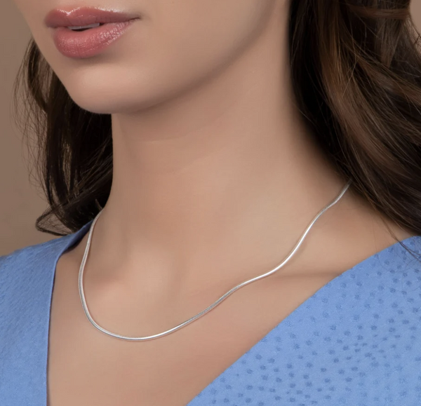 HIGH POLISH 20" 3MM ITALIAN 925 STERLING SILVER SNAKE CHAIN